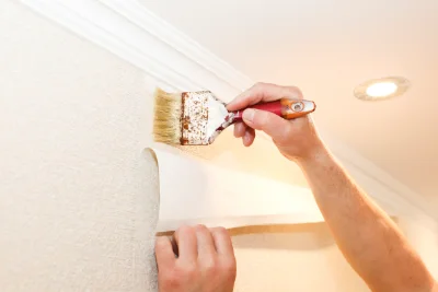 Pose de papier peint aux Abrets en Dauphiné — revêtements muraux et toiles de verre